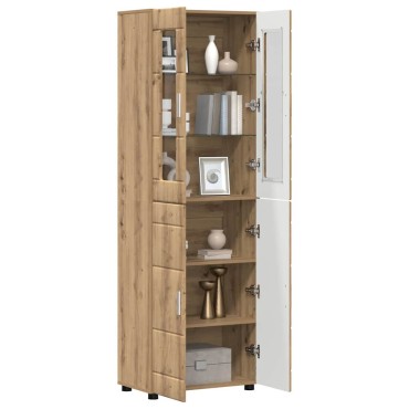 vidaXL Highboard FLORIN 60x35x182cm Artisan Oak