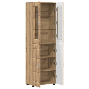vidaXL Highboard FLORIN 60x35x182cm Artisan Oak