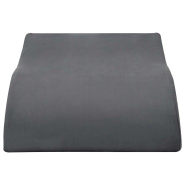 vidaXL Μαξιλάρι Ποδιών Γκρι 68 x 40 x 18 εκ. PU Αφρός
