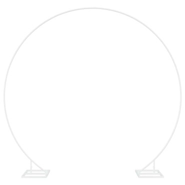 vidaXL Μοναδική Αψίδα Γάμου Λευκός 220 x 45 x 200 εκ. Ατσάλι