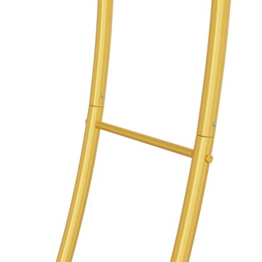 vidaXL Διπλός Γάμος Αψίδα Χρυσό 220 x 45 x 200 εκ. Ατσάλι