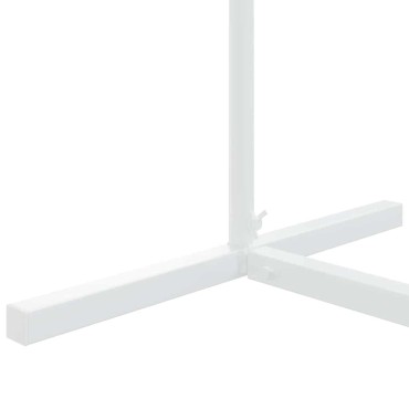 vidaXL Αψίδα Γάμου 3 τμχ. Λευκός 120 x 40 x 217 εκ. Ατσάλι