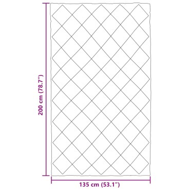 vidaXL Καλοκαιρινό Παπλωματοθήκη 220 x 200 εκ Καλοκαίρι Ανοιχτό γκρι