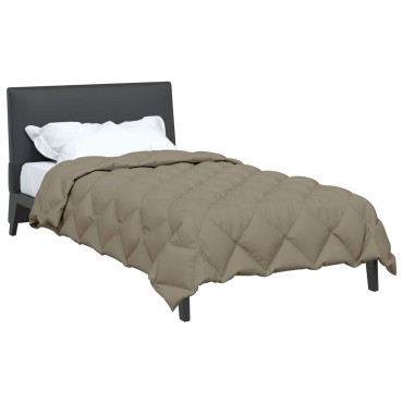 vidaXL Χειμερινό Παπλωματοθήκη 140 x 220 cm 450 gsm Ανοιχτό γκρι