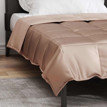 vidaXL Καλοκαιρινό Παπλωματοθήκη Χρυσό 155 x 220 cm