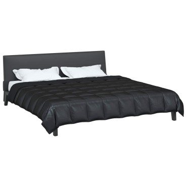 vidaXL Καλοκαιρινό Παπλωματοθήκη Μαύρο 220 x 260 cm