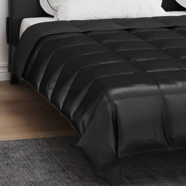vidaXL Καλοκαιρινό Παπλωματοθήκη Μαύρο 220 x 260 cm