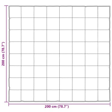 vidaXL Κουβέρτα ολόκληρου του χρόνου 200 x 200 cm 300 gsm Χρυσό