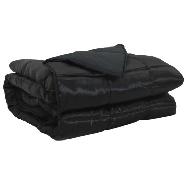 vidaXL Κουβέρτα ολόκληρου του χρόνου 240 x 260 εκ. 300 gsm Μαύρο
