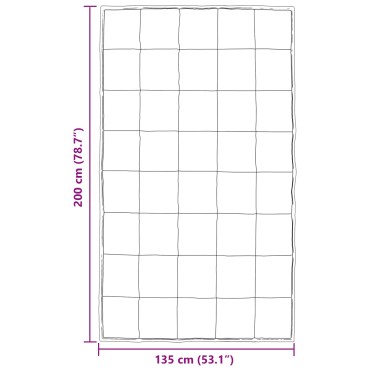 vidaXL Κουβέρτα ολόκληρου του χρόνου 135 x 200 cm 300 gsm Ασημί