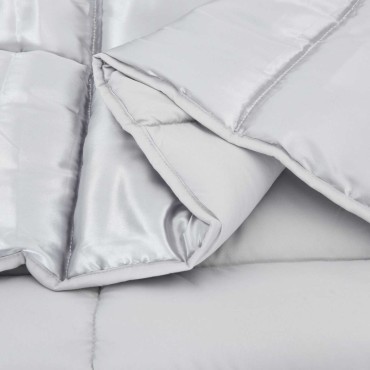 vidaXL Κουβέρτα ολόκληρου του χρόνου 240 x 260 εκ. 300 gsm Ασημί