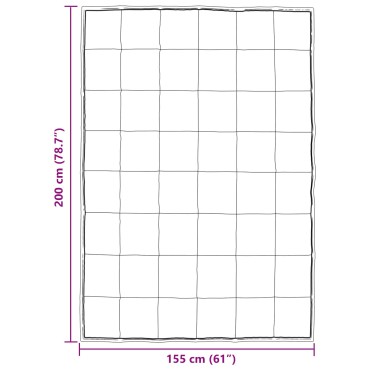 vidaXL Χειμερινό Παπλωματοθήκη 155 x 200 εκ. 450 gsm Ασημί