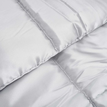 vidaXL Χειμερινό Παπλωματοθήκη 240 x 260 εκ. 450 gsm Ασημί