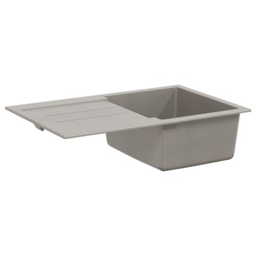 vidaXL Σιντρινο Γκρι 780 x 500 mm 80% Χαλαζίας και 20% Ρητίνη