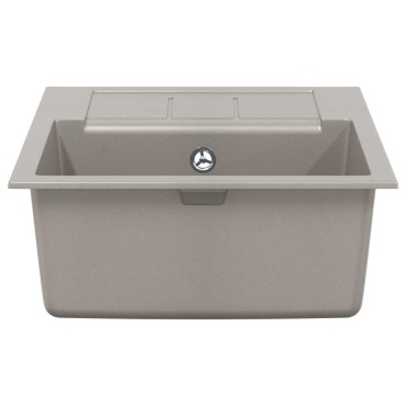 vidaXL Σιντρινο Γκρι 620 x 500 mm 80% Χαλαζίας και 20% Ρητίνη