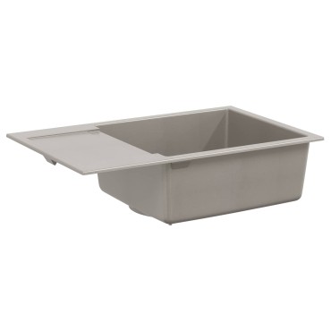 vidaXL Σιντρινο Γκρι 780 x 500 mm 80% Χαλαζίας και 20% Ρητίνη