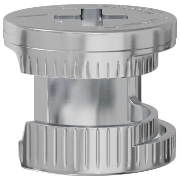 vidaXL Καμπανούχες βίδες 2 τμχ. Ασημί 12 x 10 mm Μέταλλο