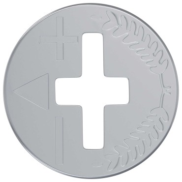 vidaXL Καμπανούχες βίδες 12 τμχ. Ασημί 12 x 10 mm Μέταλλο