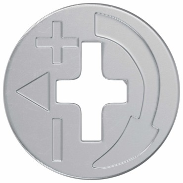 vidaXL Καμπανούχες βίδες 12 τμχ. Ασημί 15 x 11,5 mm Μέταλλο