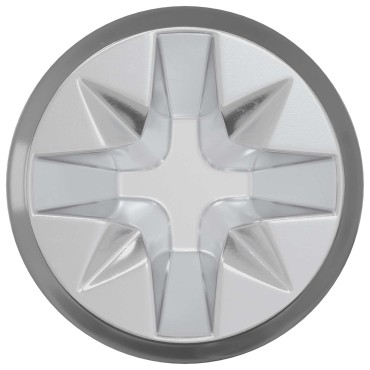 vidaXL Βίδα Κλειδαριάς 12 τεμ. Ασημί και Μαύρο M6 x 40 χιλ Μέταλλο