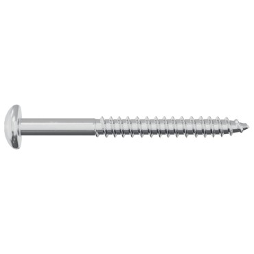 vidaXL Ξυλοβίδα 3273 τμχ. Ασημί 9,8 x 53 mm Ατσάλι
