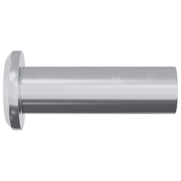 vidaXL Παξιμάδι Κλειδώματος 2 τμχ. Ασημί M6 x 25 mm Ατσάλι