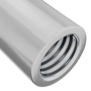 vidaXL Παξιμάδι Κλειδώματος 2 τμχ. Ασημί M6 x 25 mm Ατσάλι