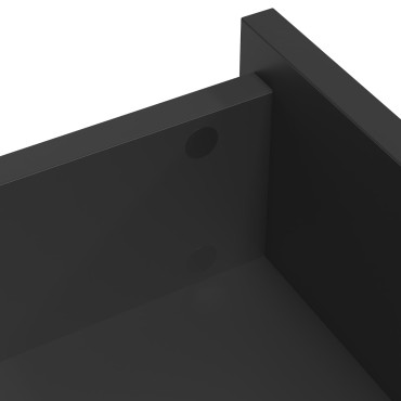 vidaXL Αυτοκόλλητη Κάλυψη Βιδών 12 τμχ. Μαύρο Ø 20 x 0,5 mm