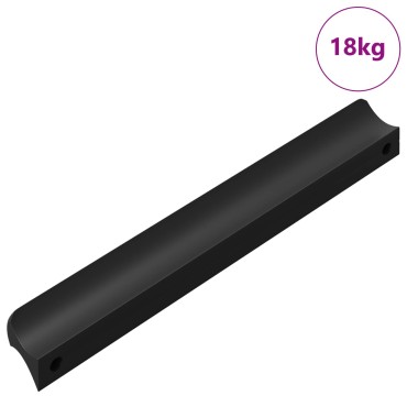 vidaXL Λαβή 973 τμχ. Μαύρο 106 x 7,4 x 15,5 mm Αλουμίνιο