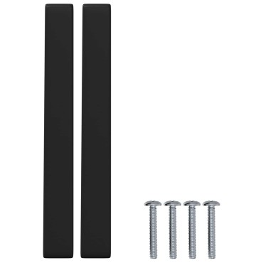 vidaXL Χειριστήριο Επίπλου 530 τμχ. Μαύρο 105 x 12 x 36 mm Σίδερο