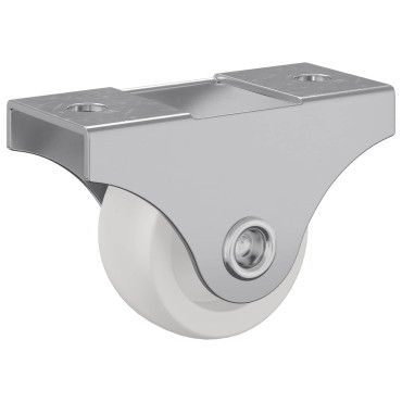 vidaXL Τροχίσκος 2 pcs Λευκό 42 x 11,5 x 29 mm Σίδερο