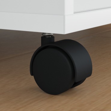 vidaXL Στρόφιγγα 2 pcs Μαύρο 39,5 x 39,5 x 37,8 χιλ Σίδηρος και PP