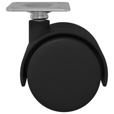 vidaXL Στρόφιγγα 2 pcs Μαύρο 39,5 x 39,5 x 37,8 χιλ Σίδηρος και PP