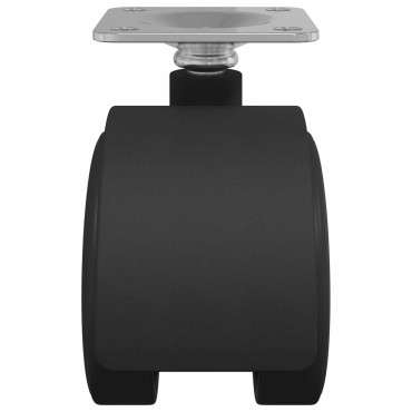 vidaXL Στρόφιγγα 2 pcs Μαύρο 39,5 x 39,5 x 37,8 χιλ Σίδηρος και PP