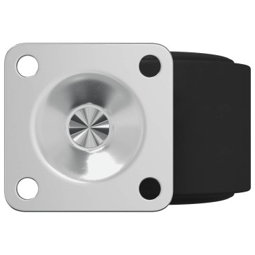 vidaXL Στρόφιγγα 2 pcs Μαύρο 39,5 x 39,5 x 37,8 χιλ Σίδηρος και PP