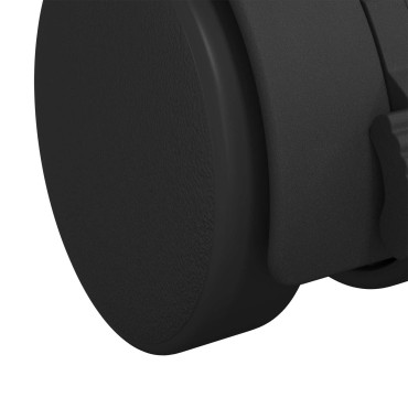 vidaXL Τροχίσκος 12 pcs Μαύρο και Ασημί 37,8 x 40 χιλ. Σίδηρος και PP