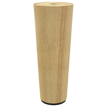 vidaXL Πόδια Επίπλων 2 τμχ. Καφέ Ø 44 x 100 mm Στερεό Ξύλο Ευκαλύπτου