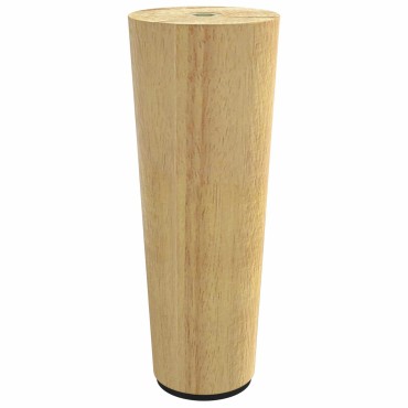 vidaXL Πόδια Επίπλων 2 τμχ. Καφέ Ø 44 x 100 mm Στερεό Ξύλο Ευκαλύπτου
