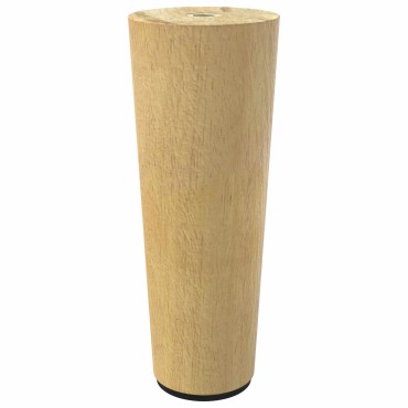vidaXL Πόδια Επίπλων 2 τμχ. Καφέ Ø 44 x 100 mm Στερεό Ξύλο Ευκαλύπτου