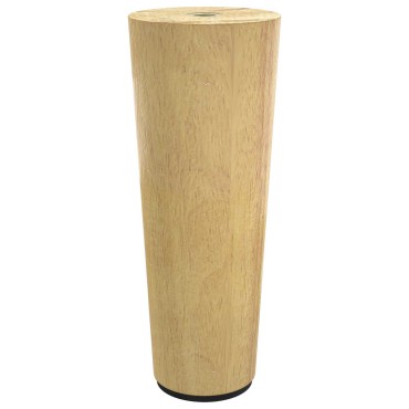 vidaXL Πόδια Επίπλων 2 τμχ. Καφέ Ø 44 x 100 mm Στερεό Ξύλο Ευκαλύπτου
