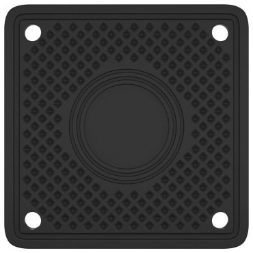 vidaXL Πόδια Επίπλων Ρυθμιζόμενο 2 τμχ. Λευκό 64 x 64 x 100 mm PP