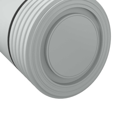 vidaXL Πόδια Επίπλων Ρυθμιζόμενο 2 τμχ. Λευκό 64 x 64 x 100 mm PP