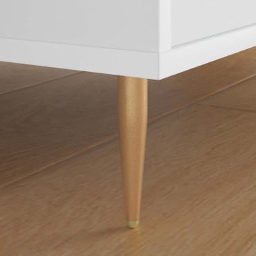 vidaXL Στηρίγματα 2 τμχ. Χρυσό 98 x 40 mm Σίδερο