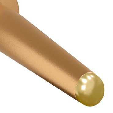vidaXL Στηρίγματα 2 τμχ. Χρυσό 98 x 40 mm Σίδερο
