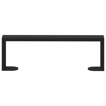 vidaXL Πόδια Επίπλων 12 τμχ. Μαύρο 311 x 40,5 x 100 χιλ Σίδερο