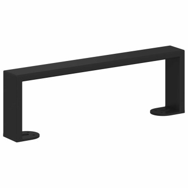 vidaXL Πόδια Επίπλων 12 τμχ. Μαύρο 311 x 40,5 x 100 χιλ Σίδερο