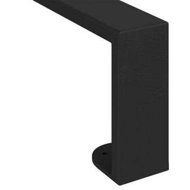 vidaXL Πόδια Επίπλων 12 τμχ. Μαύρο 311 x 40,5 x 100 χιλ Σίδερο
