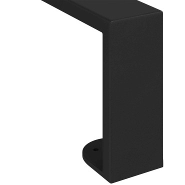 vidaXL Πόδια Επίπλων 2 τμχ. Μαύρο 546 x 40,5 x 100 χιλ Σίδερο