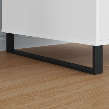 vidaXL Πόδια Επίπλων 2 τμχ. Μαύρο 596 x 40,5 x 100 χιλ Σίδερο