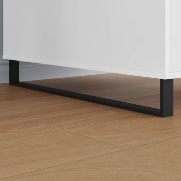 vidaXL Πόδια Επίπλων 12 τμχ. Μαύρο 796 x 40,5 x 100 χιλ Σίδερο